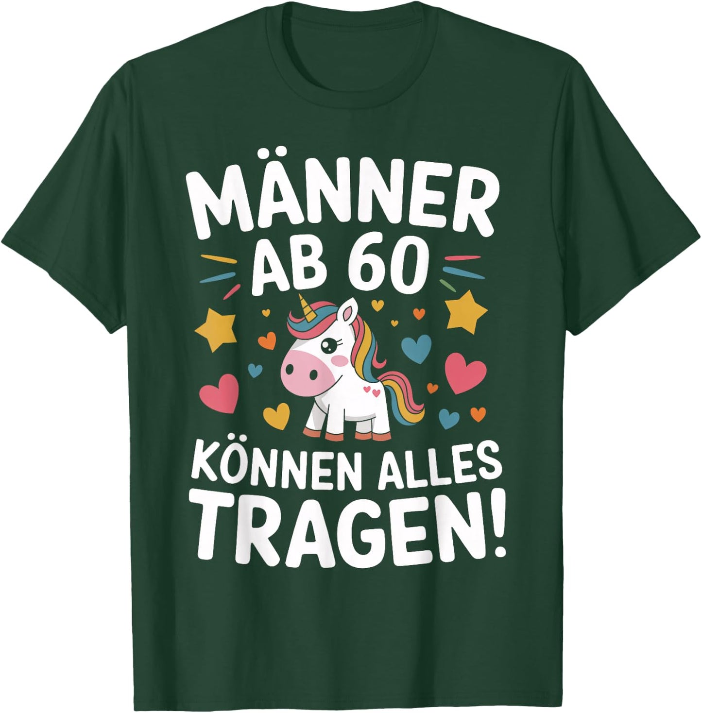 60th Birthday Man Woman 60 Years 1966 Decorative Funny Gift T-Shirt - T-Shirt | Forest