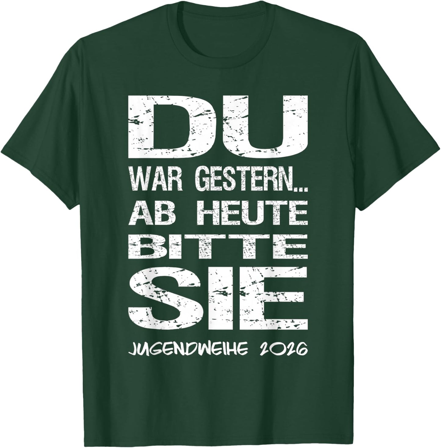 Jugendweihe 2026 Gästebuch T-Shirt - T-Shirt | Forest