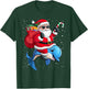 Santa Claus Riding A Dolphin Christmas Boy Girl Kids T-Shirt - T-Shirt | Forest