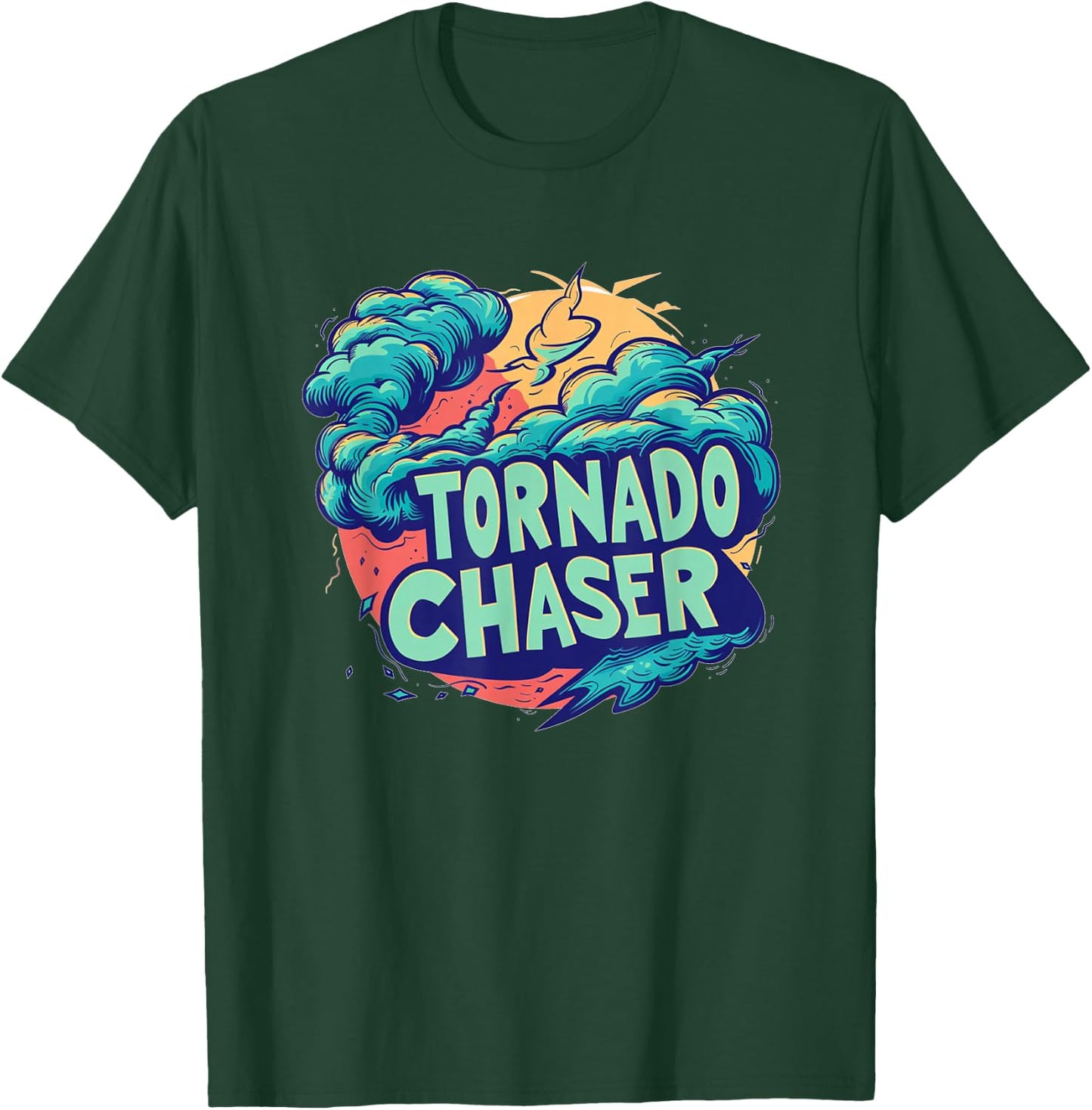 Storm Weather with this cool Tornado Chaser Costume T-Shirt - T-Shirt | Forest