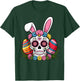 Sugar Skull Bunny Rabbit Ears Mexican Easter Day T-Shirt - T-Shirt | Forest