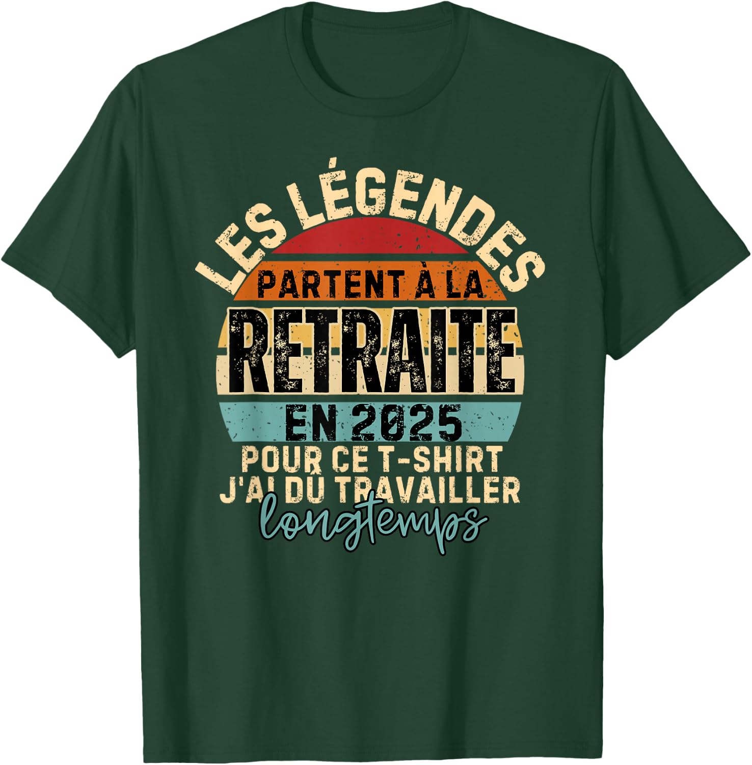 Retirement 2025 Man Women Retired 2025 , Black, S T-Shirt - T-Shirt | Forest