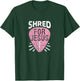 Shred For Jesus Christian Rock Heavy Metal Guitarist Guitar T-Shirt - T-Shirt | Forest