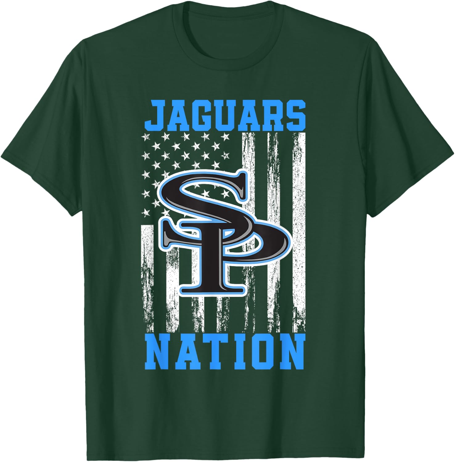 Spain Park Jaguars Logo Nation HS T-Shirt - T-Shirt | Forest
