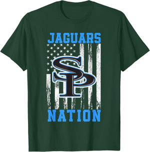 Spain Park Jaguars Logo Nation HS T-Shirt - T-Shirt | Forest