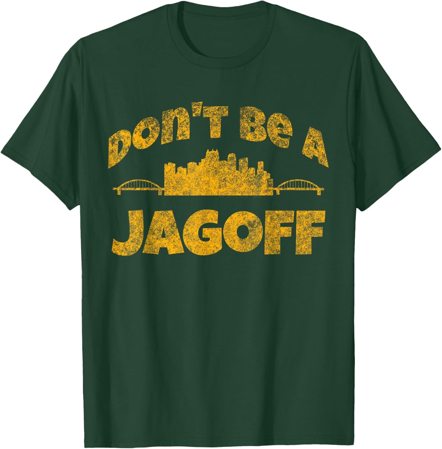 Pittsburgh Jagoff Yinz Funny Yinzer Steel City 412 Home T-Shirt - T-Shirt | Forest