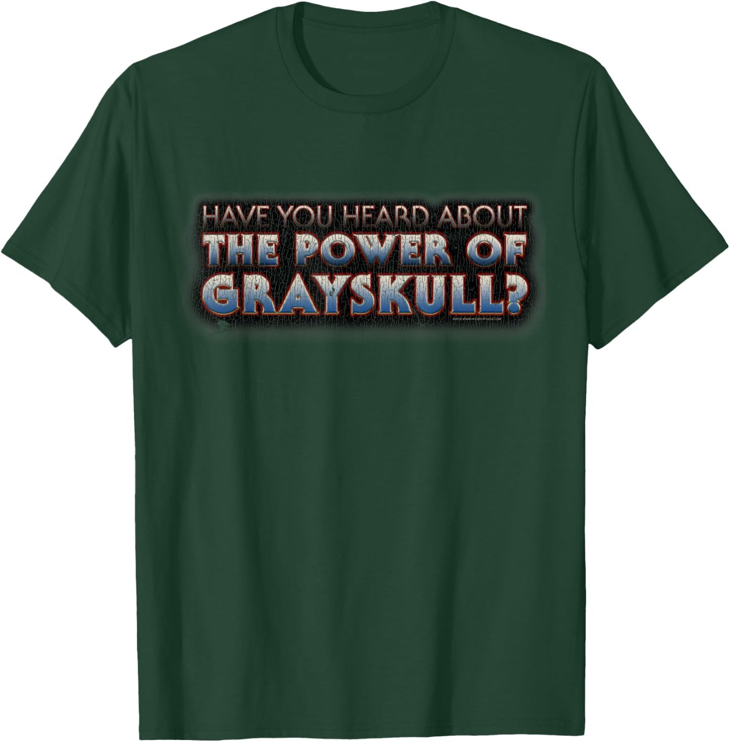 Vintage Have You Heard About THE POWER OF GRAYSKULL 1980s T-Shirt - T-Shirt | Forest