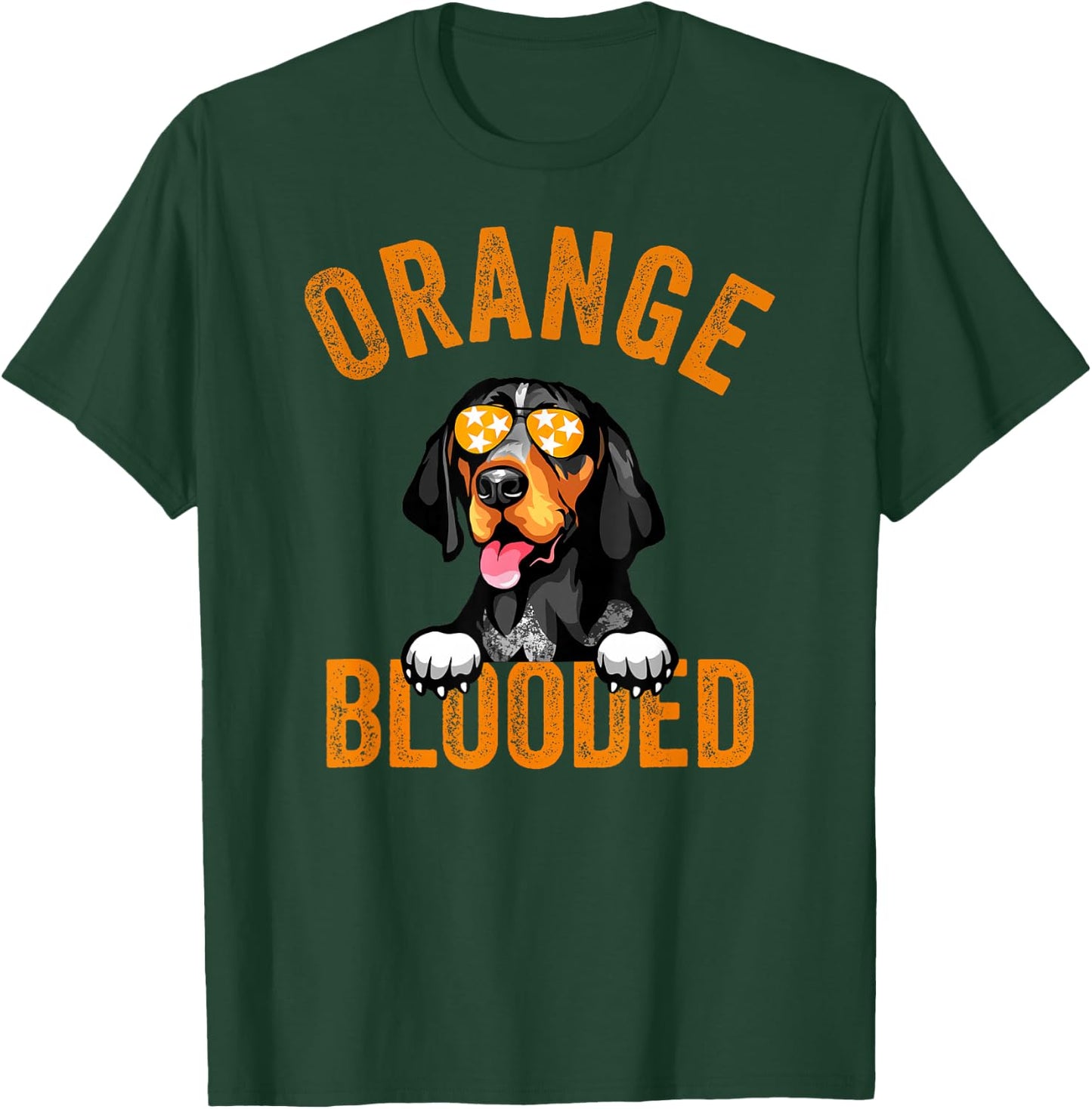 Orange Blooded Tennessee Hound Native Home. TN Dog Lovers Women Girls Kids T-Shirt - T-Shirt | Forest