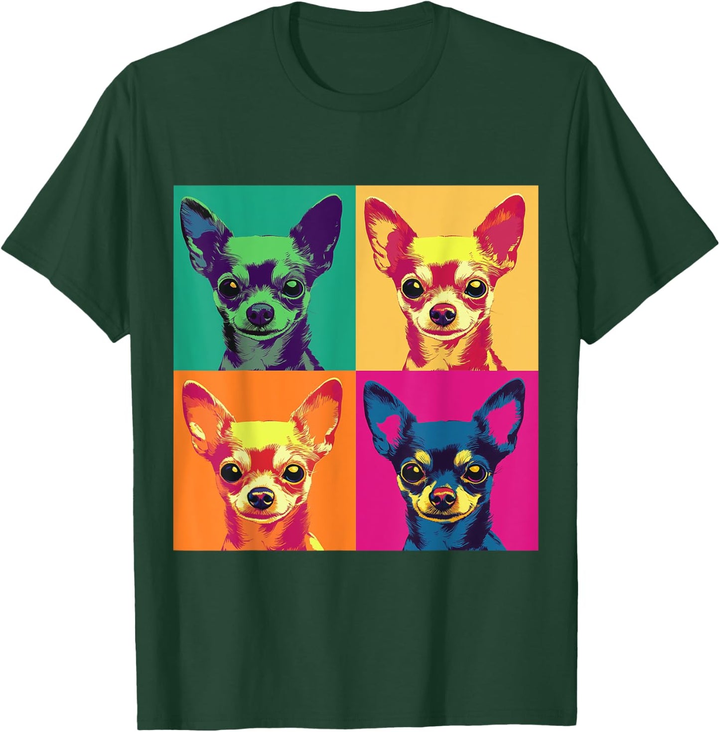 Artistic Design Chihuahua T-Shirt - T-Shirt | Forest