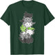 Agender Pride Month LGBTQ Agender Axolotl Flag T-Shirt - T-Shirt | Forest