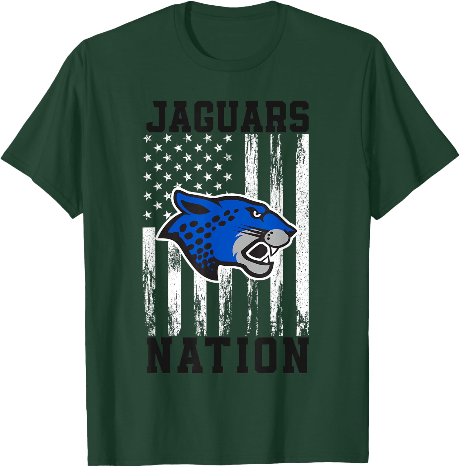 Hilliard Bradley Jaguars Logo Nation HS T-Shirt - T-Shirt | Forest