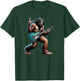 Rock On Bigfoot Playing Electric Guitar Sasquatch Music Band T-Shirt - T-Shirt | Forest