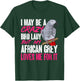 African Grey Parrot Mom Crazy Bird Lady T-Shirt - T-Shirt | Forest