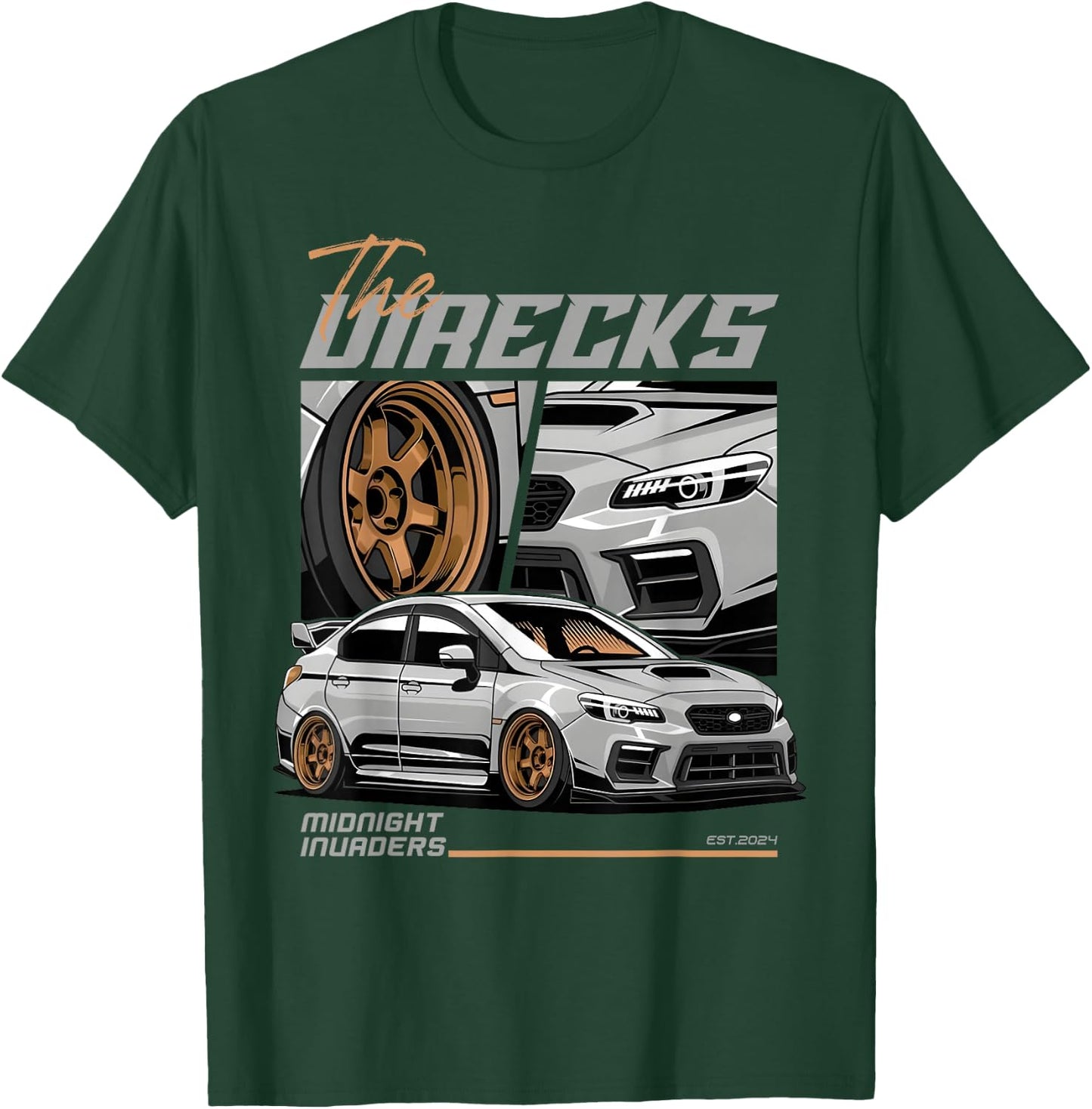 Retro Vintage Japanese Midnight JDM Ride Legendary Race Car T-Shirt - T-Shirt | Forest