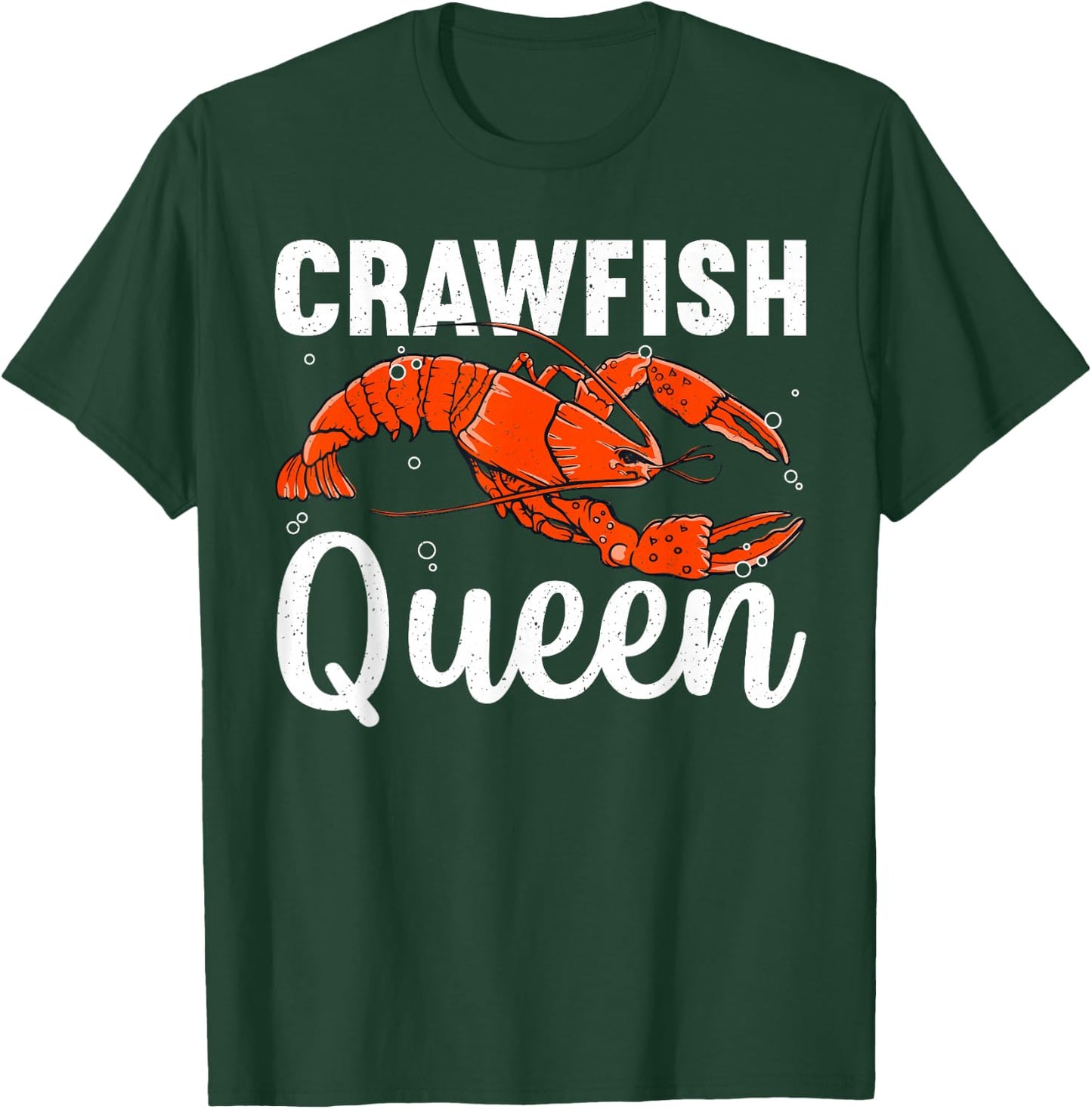 Cool Crawfish Queen Girls Boil Lobster Chef T-Shirt - T-Shirt | Forest