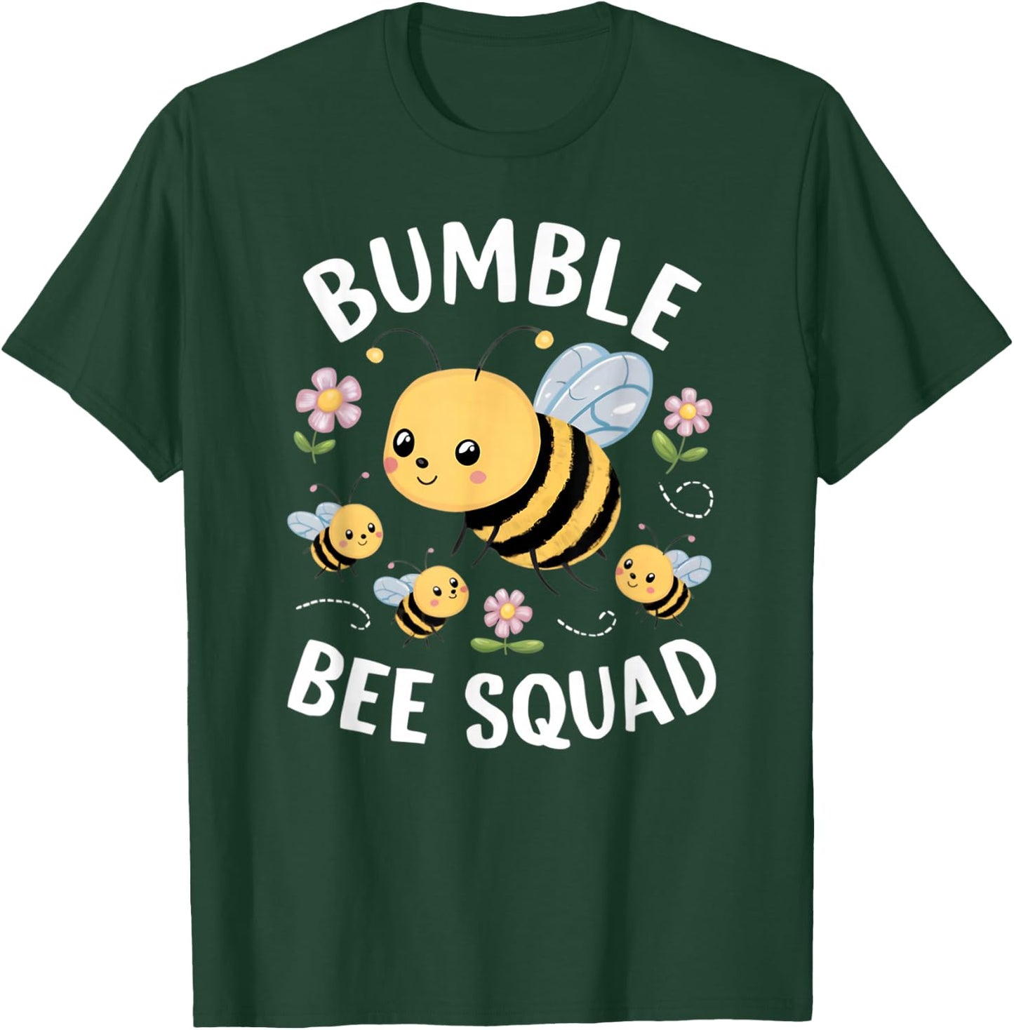 Bumble Bee Squad Bumblebee Teacher Team Group T-Shirt - T-Shirt | Forest