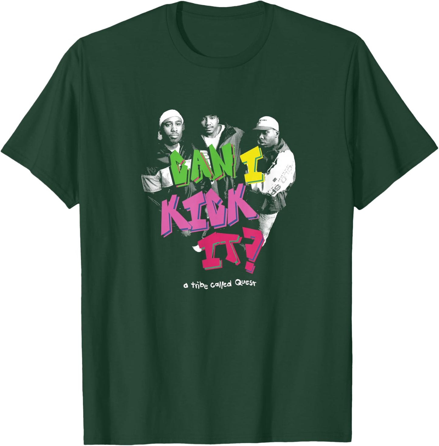 A Tribe Called Quest Can I Kick It? -Adults , Black, Small, Short Sleeve T-Shirt - T-Shirt | Forest