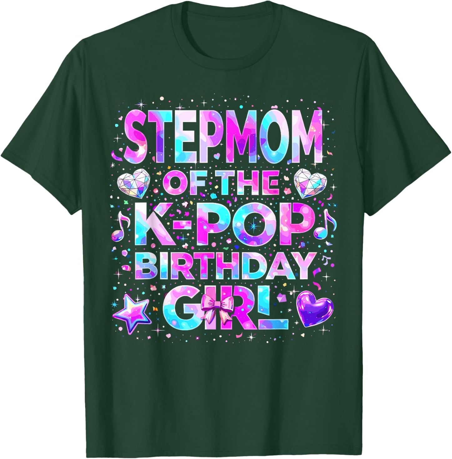 Stepmom of The K-Pop Birthday Girls Korean Music T-Shirt - T-Shirt | Forest