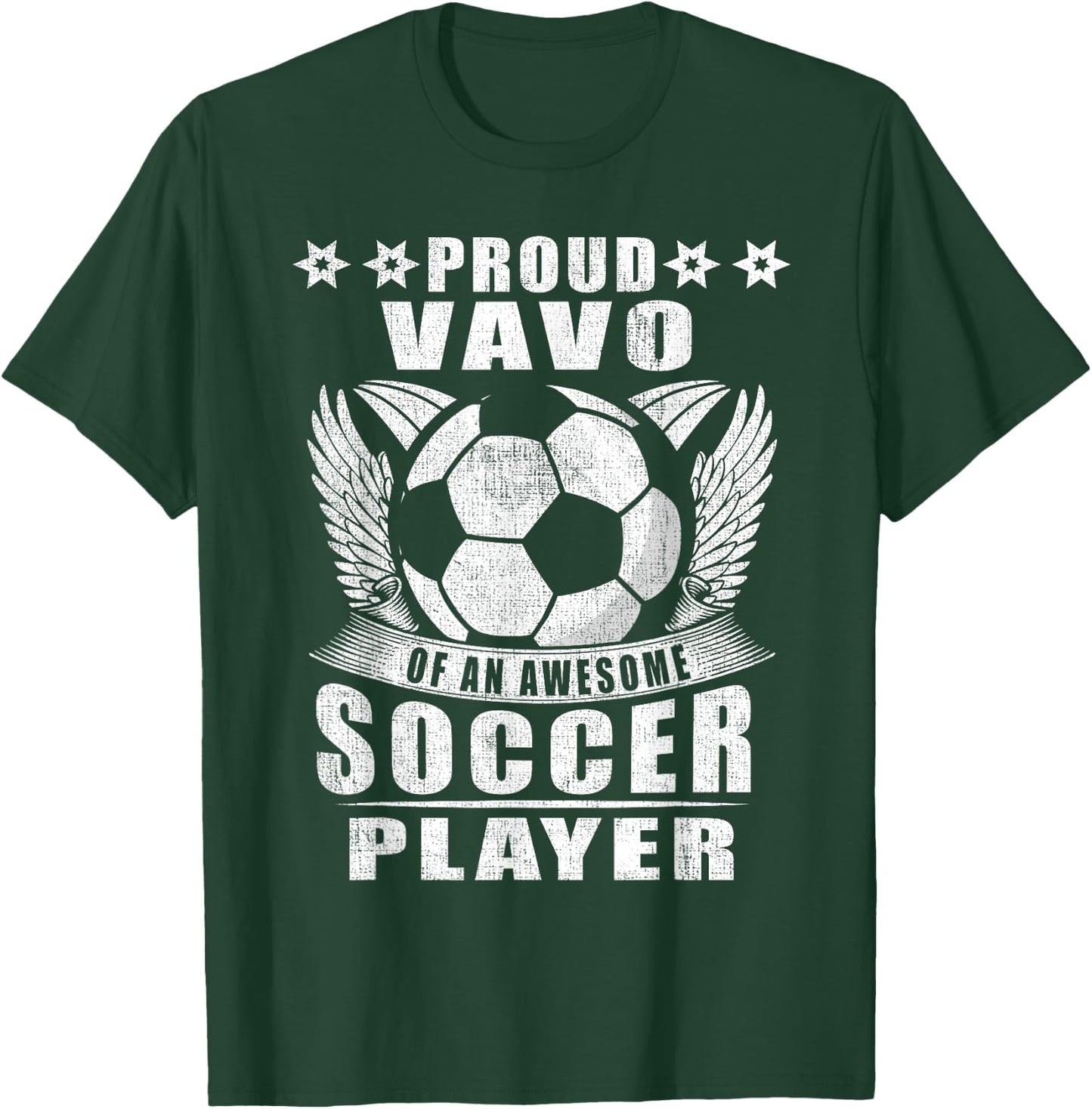 Proud Vavo Of An Awesome Soccer Player Soccer Vavo T-Shirt - T-Shirt | Forest