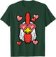 Valentines Day Chicken Hearts Cute Farm Women Girls Kids T-Shirt - T-Shirt | Forest