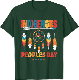 Indigenous Peoples Day Native American Culture Heritage T-Shirt - T-Shirt | Forest