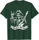 Pirate Heavy Metal - Vintage Pirate Skeleton Guitar , Black, S T-Shirt - T-Shirt | Forest