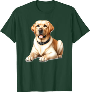 Labrador Retriever Dog Good Boy T-Shirt - T-Shirt | Forest