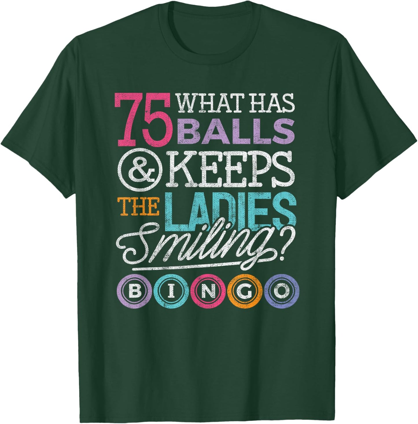 Funny Bingo Shirts Men Women Bingo Lover Grandma T-Shirt - T-Shirt | Forest