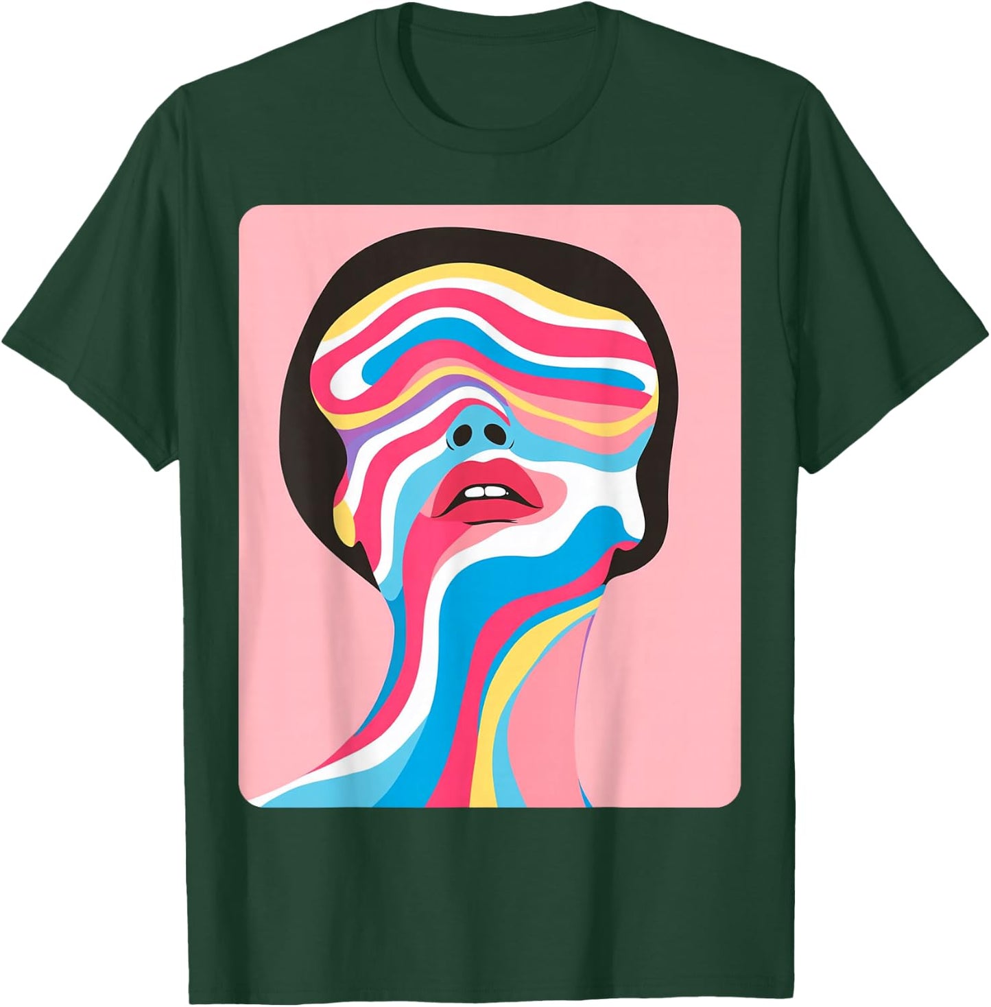 Pop Art Colorful Feminine T-Shirt - T-Shirt | Forest