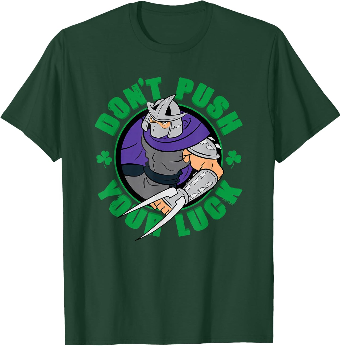 Teenage Mutant Ninja Turtles St. Patrick's Day Shredder Luck T-Shirt - T-Shirt | Forest