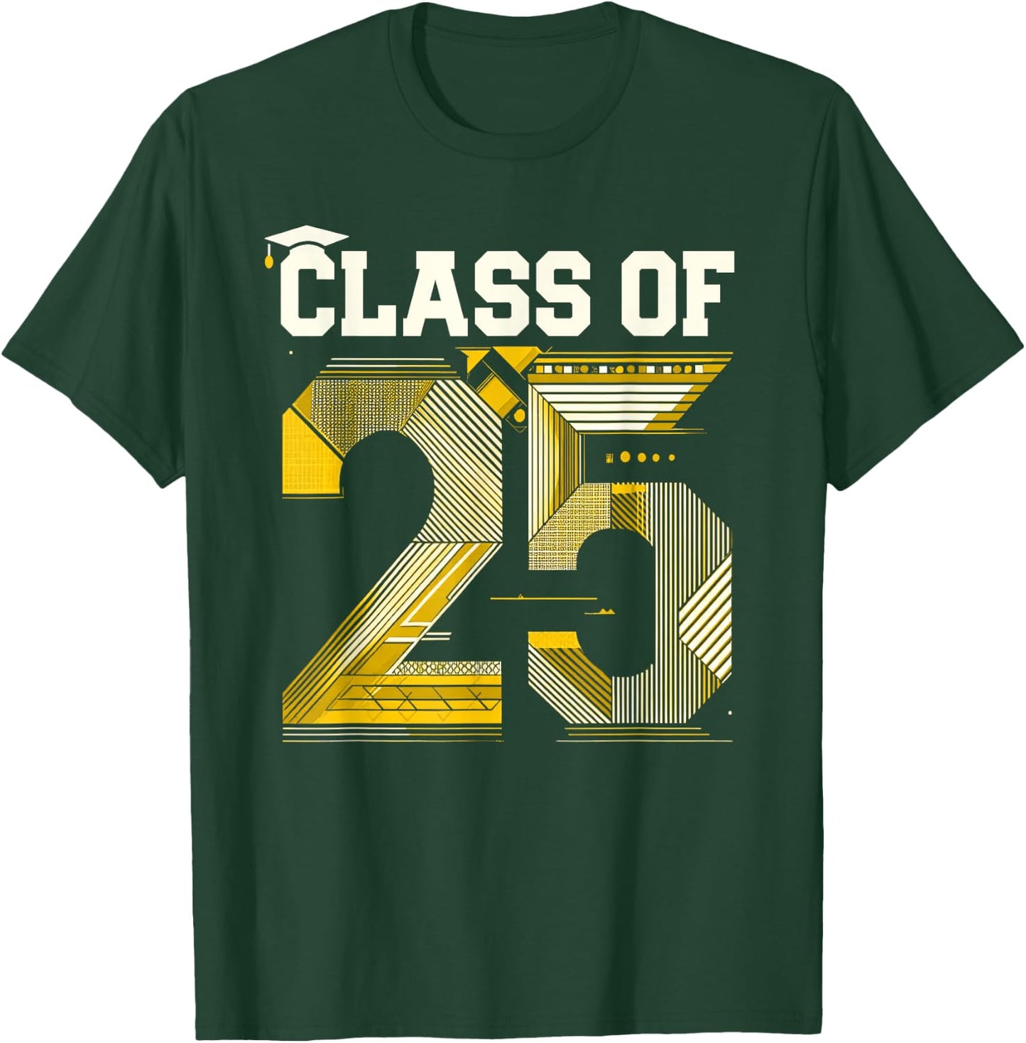 Class Of 2025 Shirt Graduation Senior High School College T-Shirt - T-Shirt | Forest