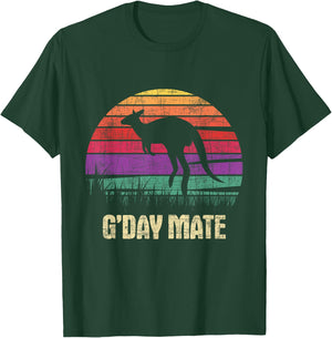 G'day Mate - Kangaroo Zookeeper Animal Lover Australia Pride T-Shirt - T-Shirt | Forest