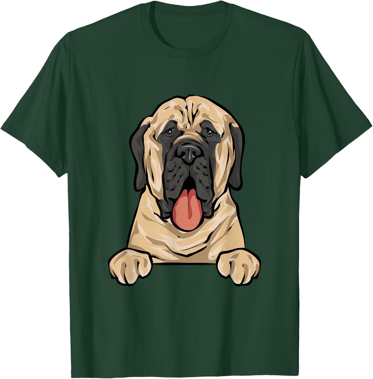 Mastiff Dog English Mastiff T-Shirt - T-Shirt | Forest