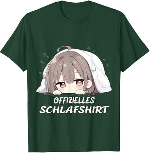 Offizielles Anime Schlafshirt, Kawaii Manga Pyjama Nachthemd T-Shirt - T-Shirt | Forest