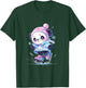 Panda Figure Skating Figure Skater Ice Skates T-Shirt - T-Shirt | Forest
