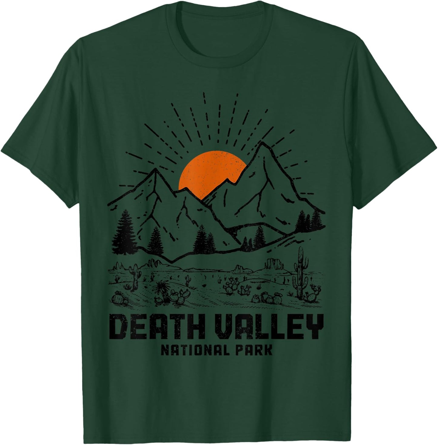 Death Valley, California, Nevada, National Park, Mountains T-Shirt - T-Shirt | Forest