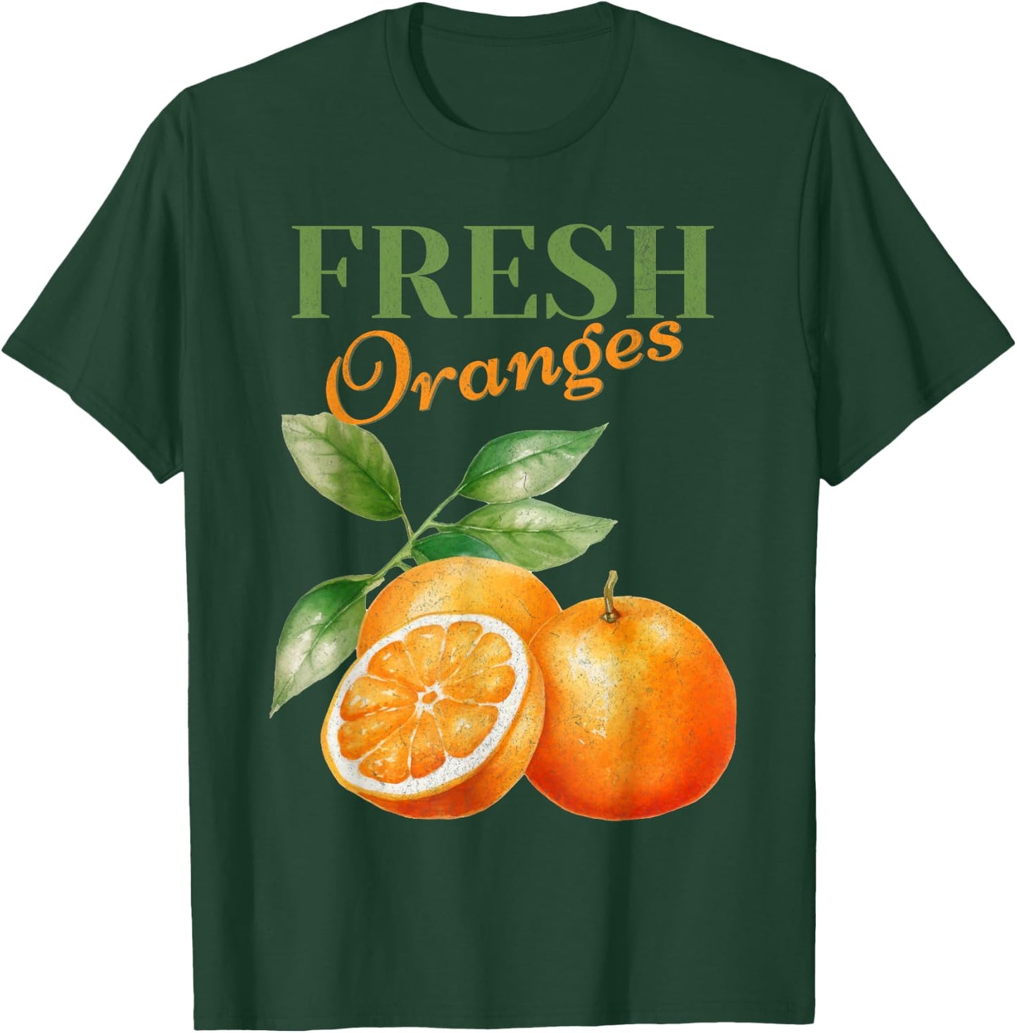 Fresh Oranges Homestead Homegrown Farmhouse Farmer T-Shirt - T-Shirt | Forest