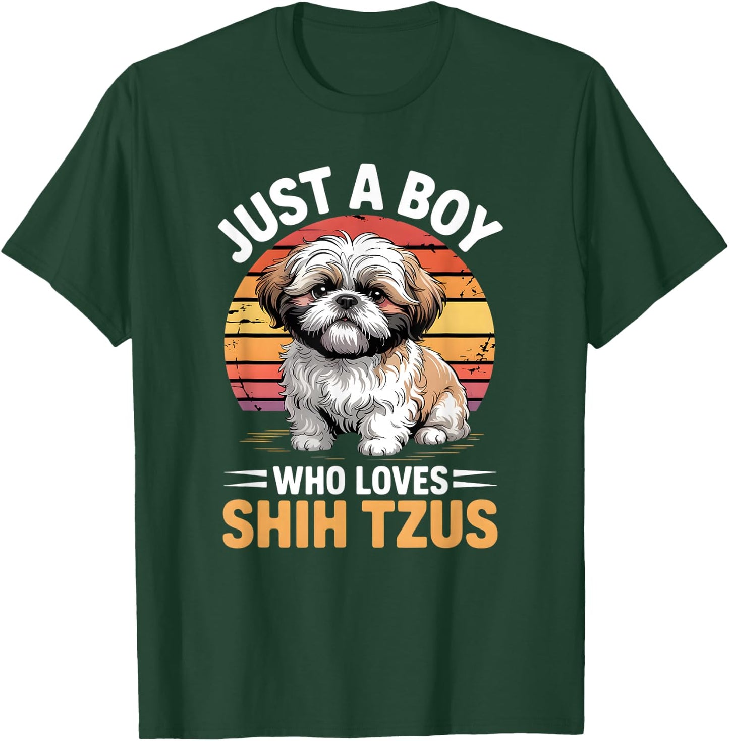 Boys Shih Tzu T-Shirt - T-Shirt | Forest
