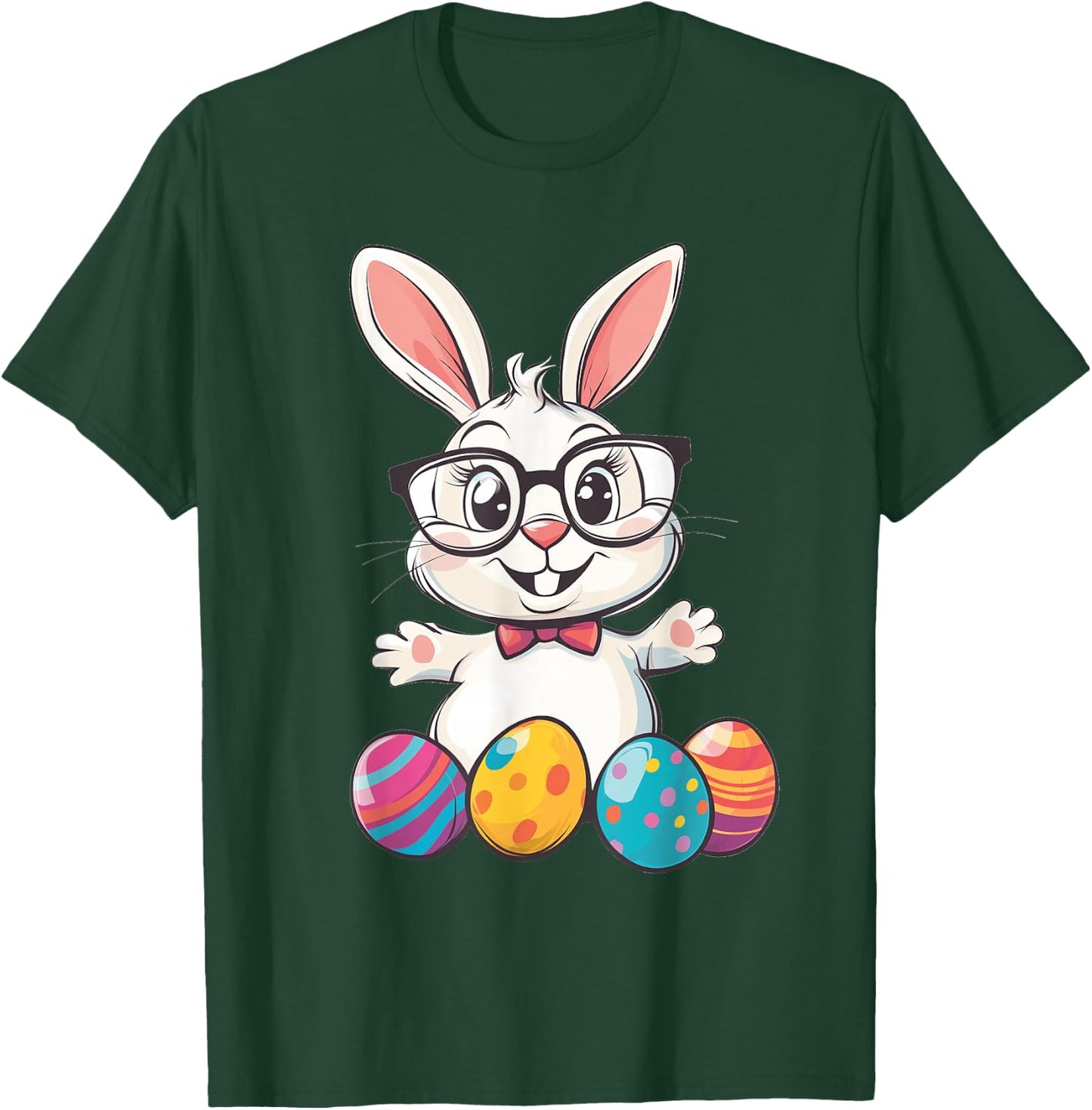 Easter Bunny Rabbit Graphic T-Shirt - T-Shirt | Forest