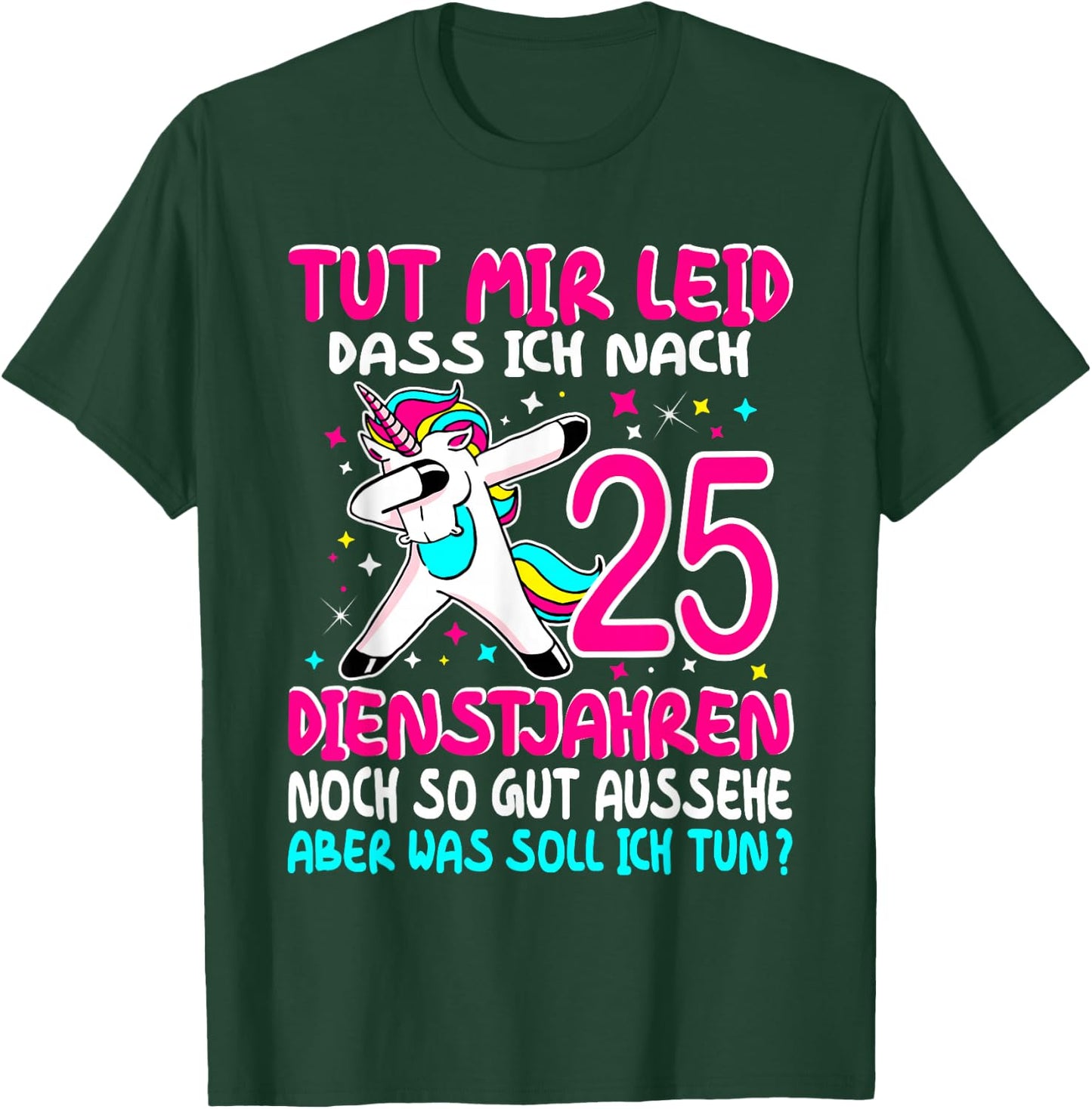 25 Jähriges Dienstjubiläum Jubiläum Firmenjubiläum 25 Jahre T-Shirt - T-Shirt | Forest