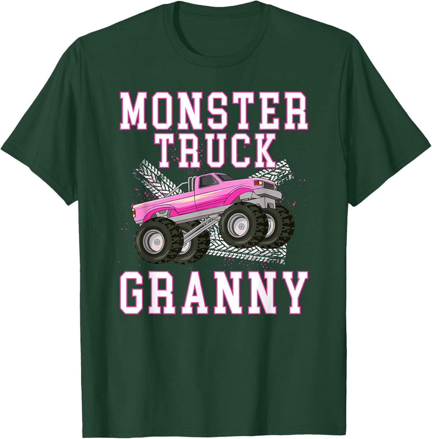 Monster Granny Monster Truck Granny Grandma T-Shirt - T-Shirt | Forest