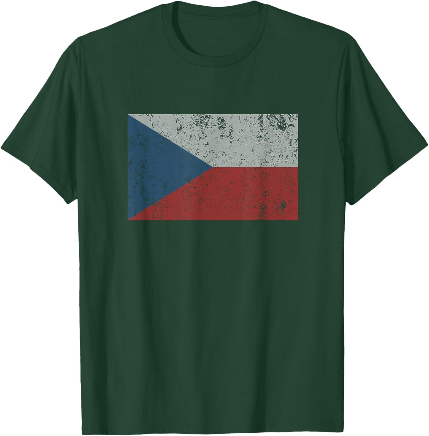 Czech Republic Flag Czechoslovakia Ceske Republiky T Shirt T-Shirt - T-Shirt | Forest