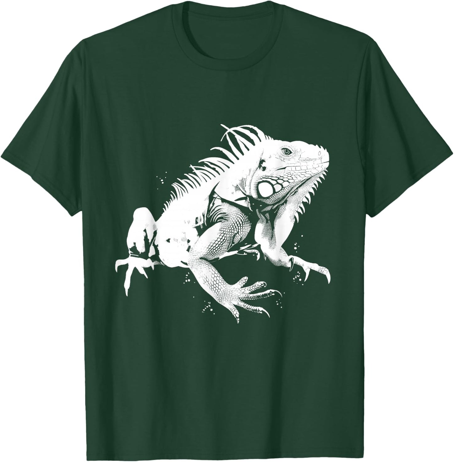 Iguana Reptile Lover Iguana Hunting Hunter Lizard T-Shirt - T-Shirt | Forest