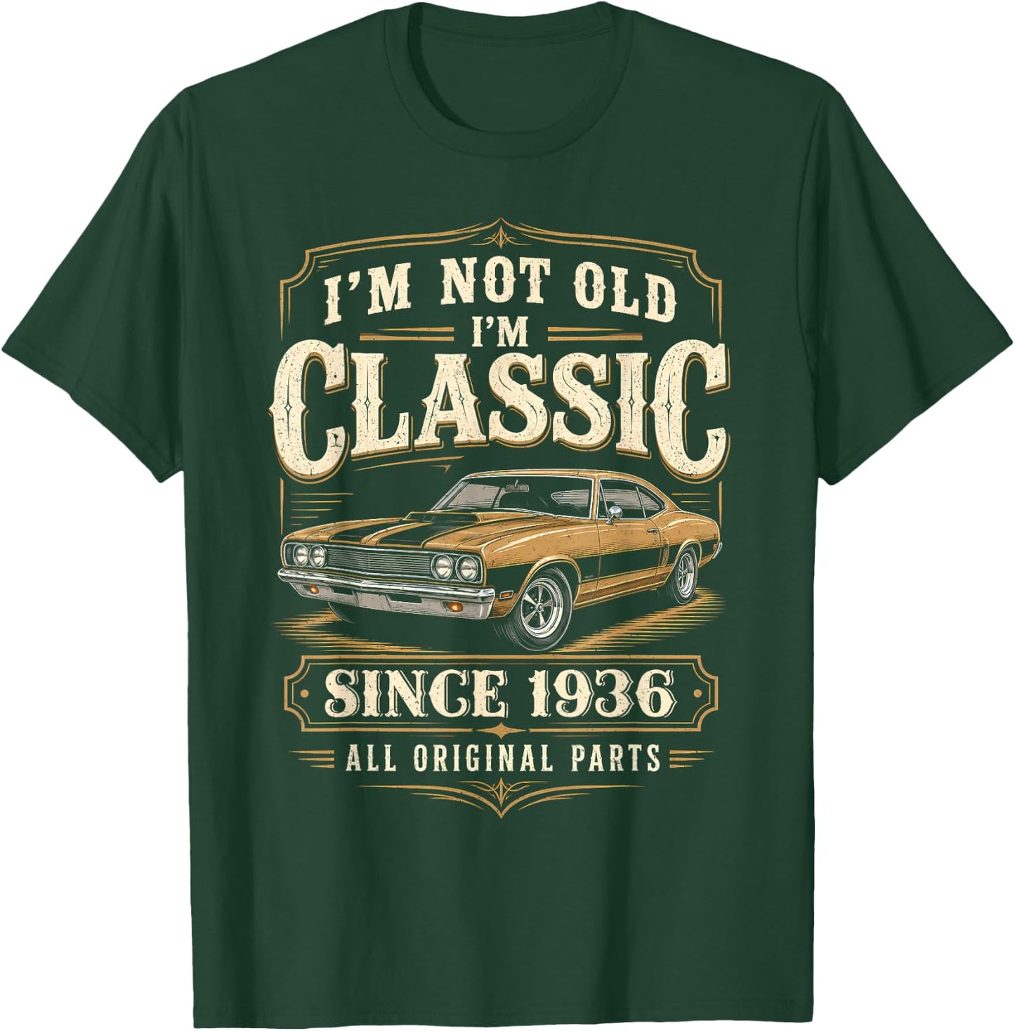 90 Year Old Gift Classic 1936 Limited Edition 90th Birthday T-Shirt - T-Shirt | Forest