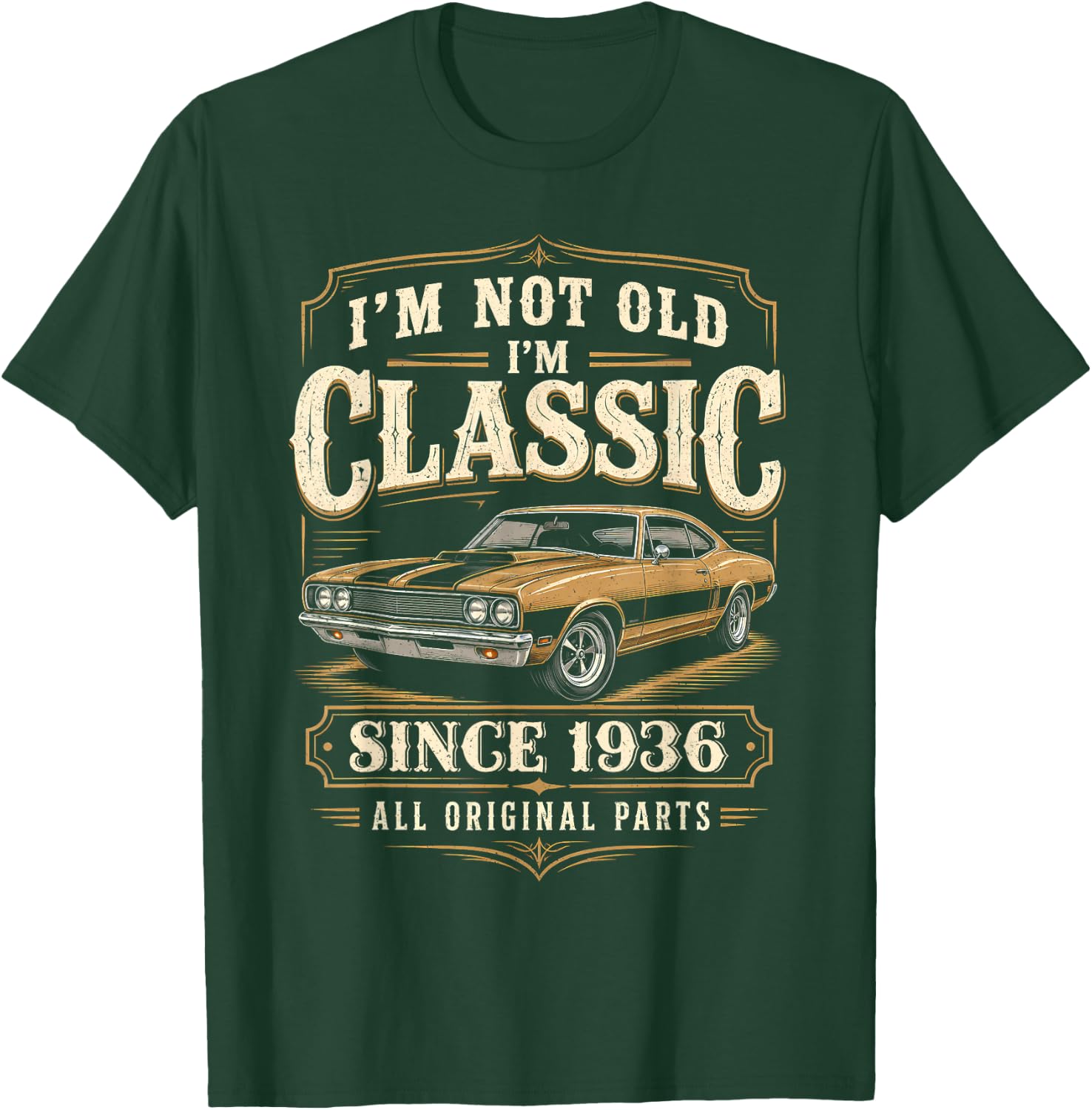 90 Year Old Gift Classic 1936 Limited Edition 90th Birthday T-Shirt - T-Shirt | Forest