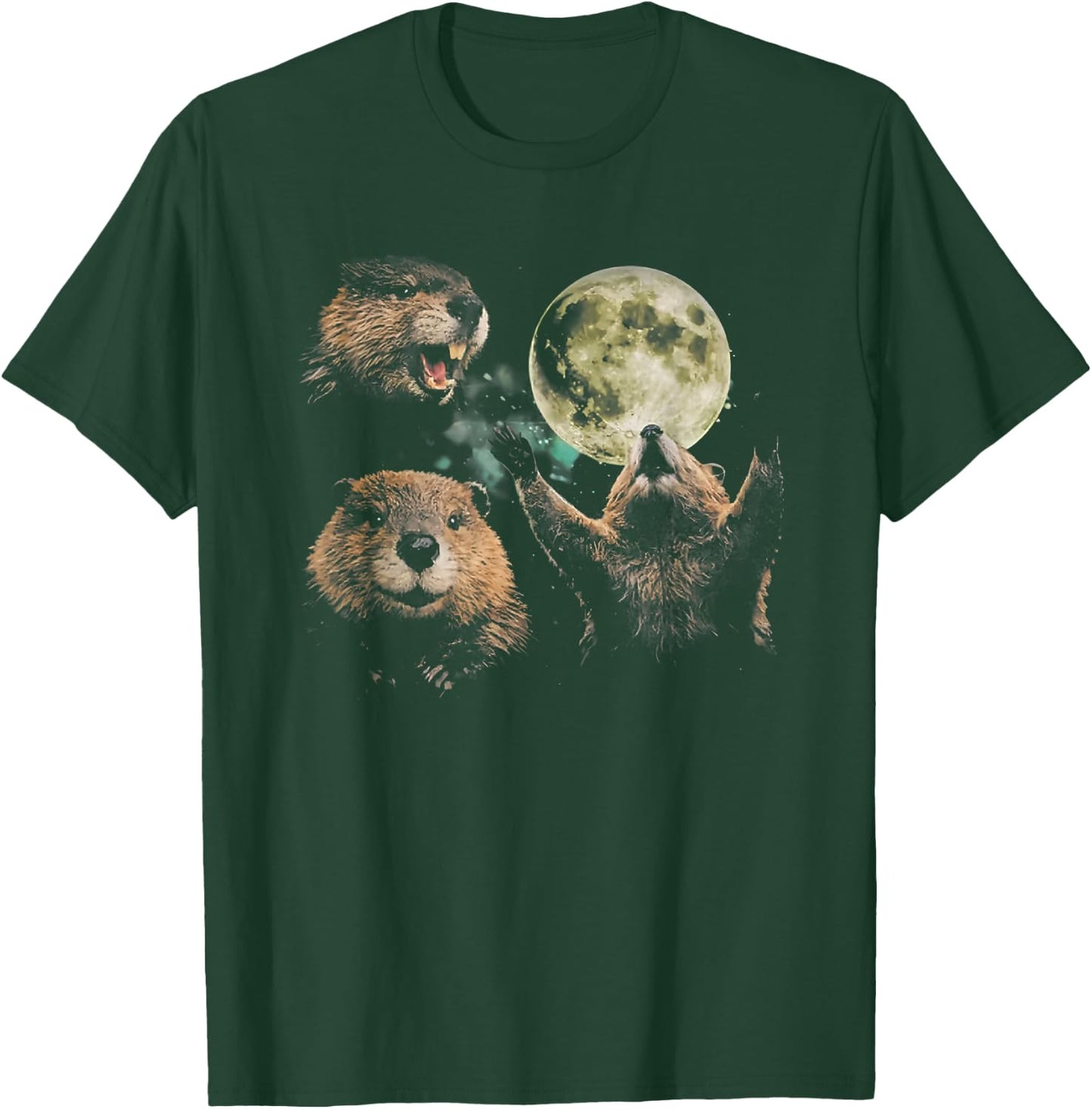 Beaver Moon Vintage Graphic T-Shirt - T-Shirt | Forest