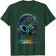 Gamer Paint Splash Music Lover DJ Headphones, grey, S T-Shirt - T-Shirt | Forest
