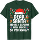 Dear Santa I Can Explain Funny Christmas Xmas Men Women Kids T-Shirt - T-Shirt | Forest