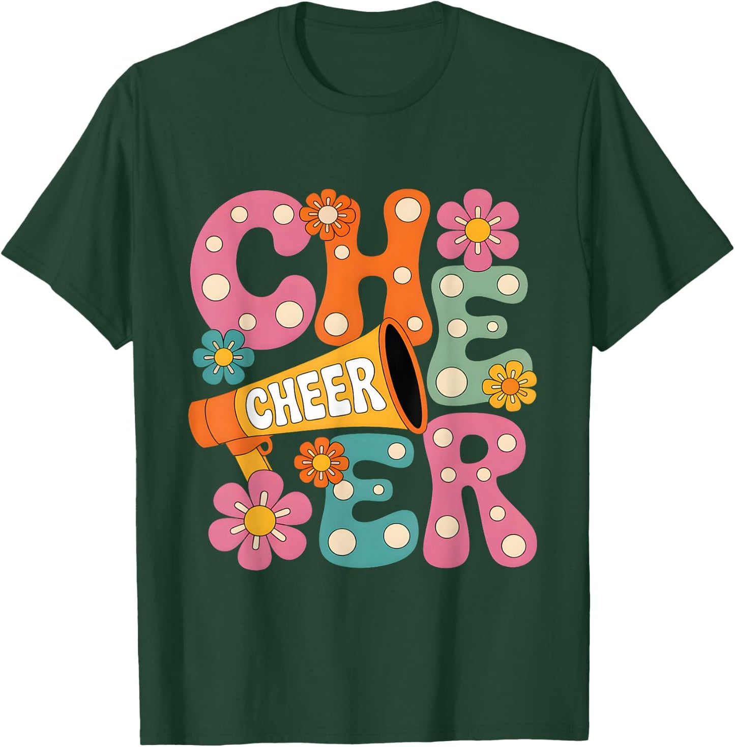 Cheerleading Cheer Team Cheerleader T-Shirt - T-Shirt | Forest