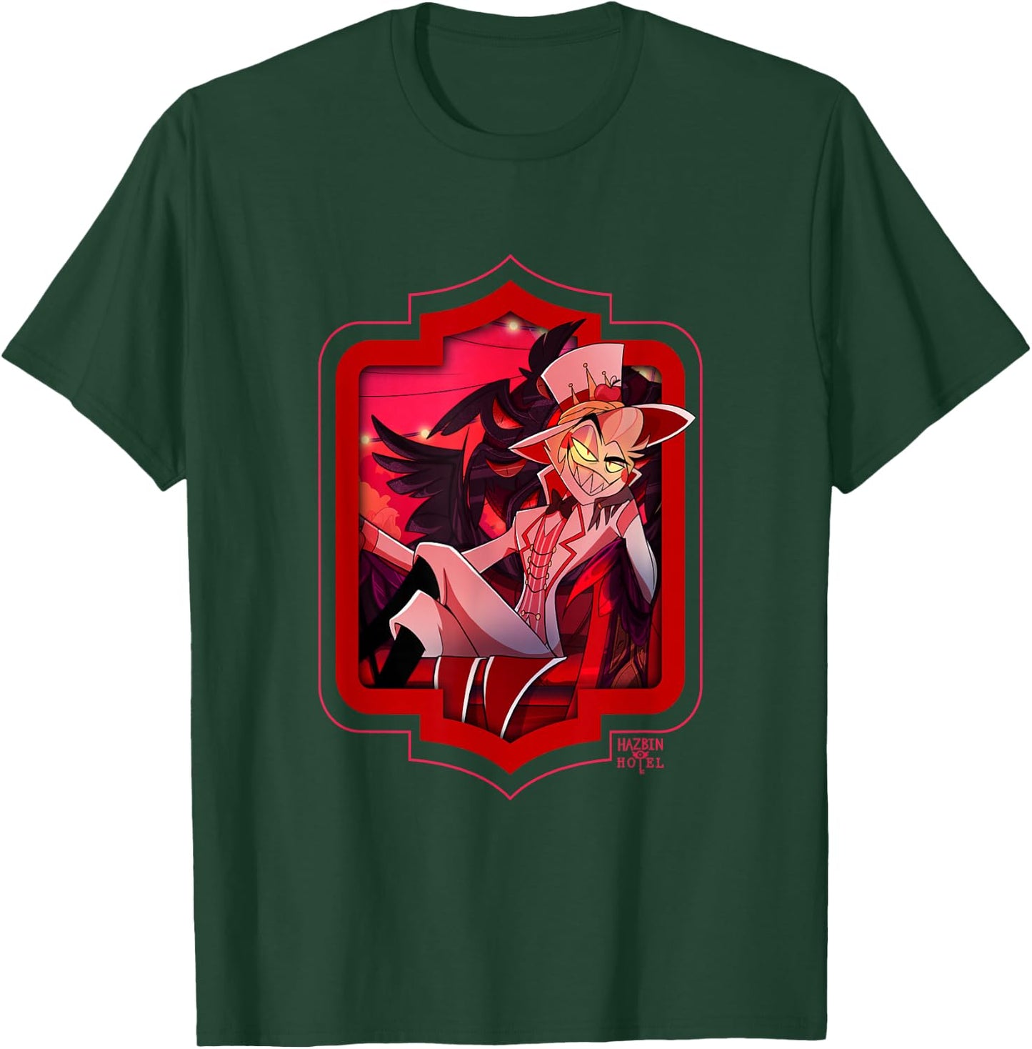 Hazbin Hotel - Lucifer , black T-Shirt - T-Shirt | Forest